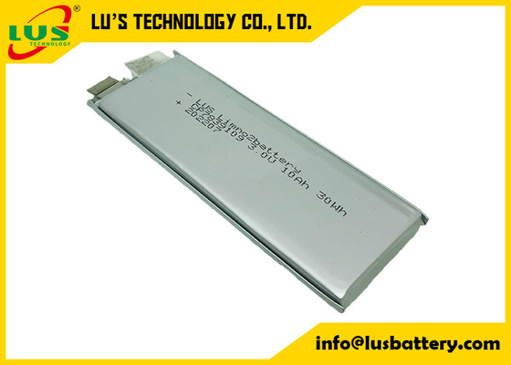 Батарея лития клетки 10ah CP8040112 CP7839109 3.0V ультра тонкая плоская для контроля снабжения