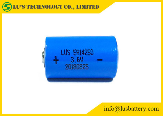 Батарея Lisocl2 батареи 3.6V хлорида Thionyl лития 1/2 AA ER14250 1200mAh основная