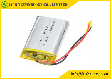 Батарея lipol батареи LP103450 полимера лития LP103450 1800mah 3.7v перезаряжаемые