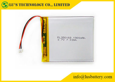 ЛП356168 3,7 батарея ПЛ356368 липо батареи батареи 3,7 в 1900мах Липо вольта перезаряжаемые с проводами/соединителем