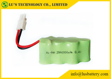Подгонянные провода перезаряжаемые батареи 8.4В 1000мах цвета 1,2 в/терминалы соединителя