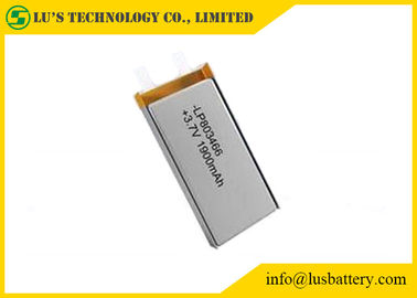 клетка литий-ионного аккумулятора 3.7в батареи ЛП803466 полимера лития 3.7в 1900мах перезаряжаемые перезаряжаемые