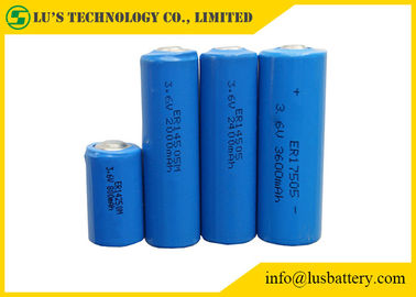 Цвет сини батареи лития батареи 3.6В хлорида Тхионыл лития формы цилиндра