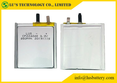 Основная батарея лития CP224248 батареи 850mAh 3v батареи лития CP224248 3v 850mah ультра тонкая