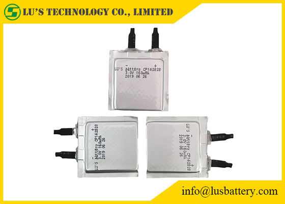 ОТСУТСТВИЕ перезаряжаемые мягкой Limno2 батареи 3.0v 160mah CP142828 для оборудования датчика