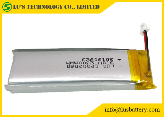 Ультра тонкая цилиндрическая батарея 3V 2300mAh марганца лития CP802060