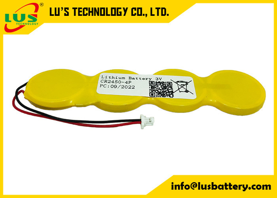 OEM 3V Lithium Button Battery 2400mah CR2450 4P Coin Cell IMOS 1P2-A1 Battery