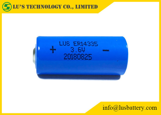 Клетка хлорида Thionyl лития батареи v 1.65Ah лития 3,6 2/3AA ER14335 для дымовых пожарных сигнализаций