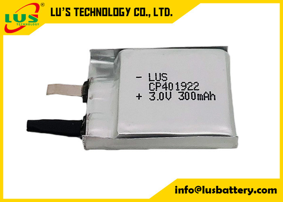 Батарея Limno2 батареи лития CP401922 3.0V 300mah основная ультра тонкая