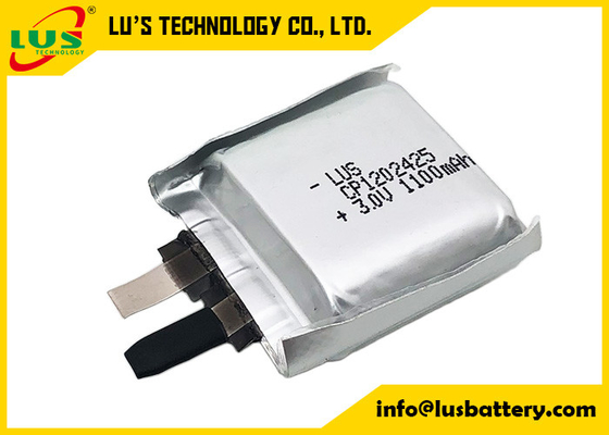 батарея фольги клетки CP1202525 CP1202626 CP1202828 3V 1100mAh LiMnO2 тонкая ультра тонкая