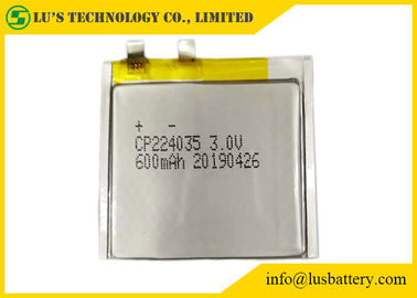 Батарея лития v CP224035 CP224035 600mah 3,0 для аварийной системы