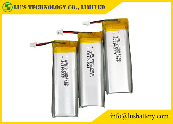 Гибкая батарея лития CP802060 3.0V 2300mAh с соединителем проводов