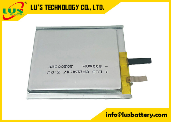 Батарея 3V 800mAh клетки 3V CP224147 LiMnO2 RFID ультра тонкая специализировала