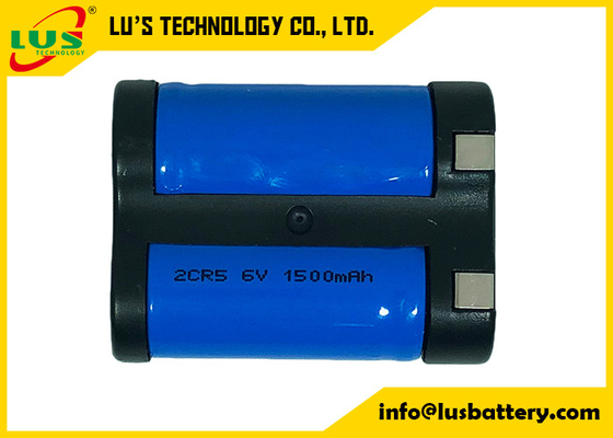 Цилиндрические батареи лития 2CR5 6V 1500mAh фотографическое 2CR5-BP1 HRL