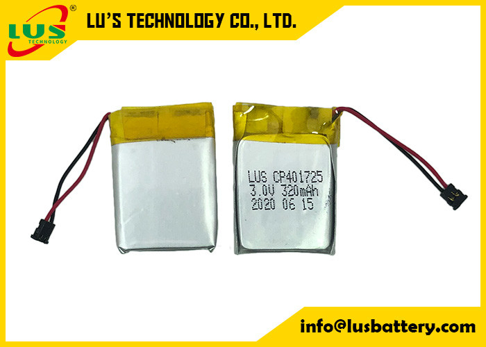 Тонкая батарея CP401725 на Trackable умный ярлык 3,0 вольта марганец лития 320 Mah гибкий