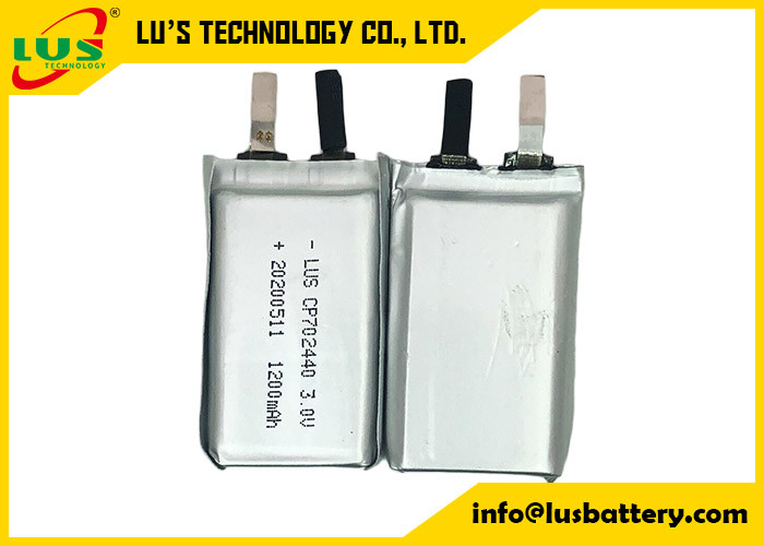 Клетка 3.0V 1500mAh батареи CP702440 LiMnO2 ультра тонкая для портативного слушая прибора