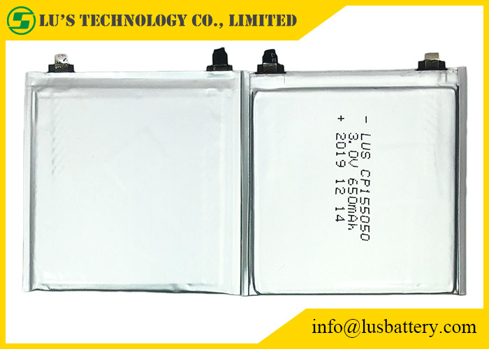 3 вольта 420mAh ультра утончает батарею 105050 3V клетки Cp105050 1.0mm Li Mno2 тонкую