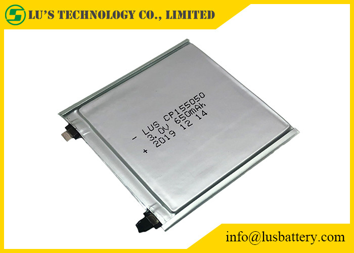 3 вольта 420mAh ультра утончает батарею 105050 3V клетки Cp105050 1.0mm Li Mno2 тонкую