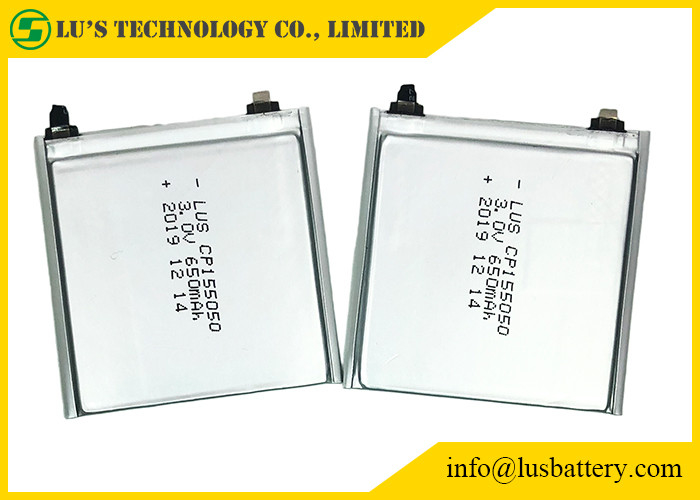3 вольта 420mAh ультра утончает батарею 105050 3V клетки Cp105050 1.0mm Li Mno2 тонкую