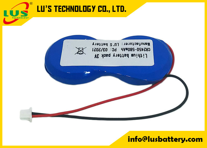 Тип батареи батареи CR2450-2P 3V 1200mah металла лития IMOS 1P2-A1