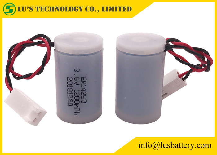 Батарея хлорида Thionyl 3.6V лития 1/2 AA 1200mAh ER14250 основная для счетчика воды