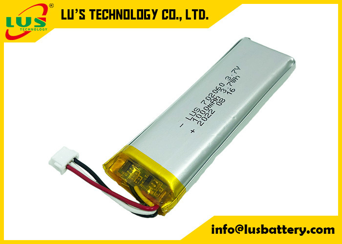 Высокотемпературный литий-ионный аккумулятор батареи 3.7V LP702060 1000mah Li поли для отслежывателя автомобиля
