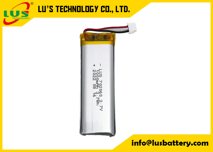 Высокотемпературный литий-ионный аккумулятор батареи 3.7V LP702060 1000mah Li поли для отслежывателя автомобиля