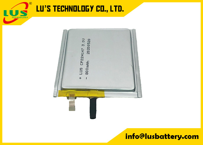 батареи 800mah 3.0V Li MnO2 ультра утончают фильм CP224147 CP224248 CP244550 CP254550 CP244649