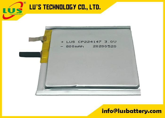 батареи 800mah 3.0V Li MnO2 ультра утончают фильм CP224147 CP224248 CP244550 CP254550 CP244649