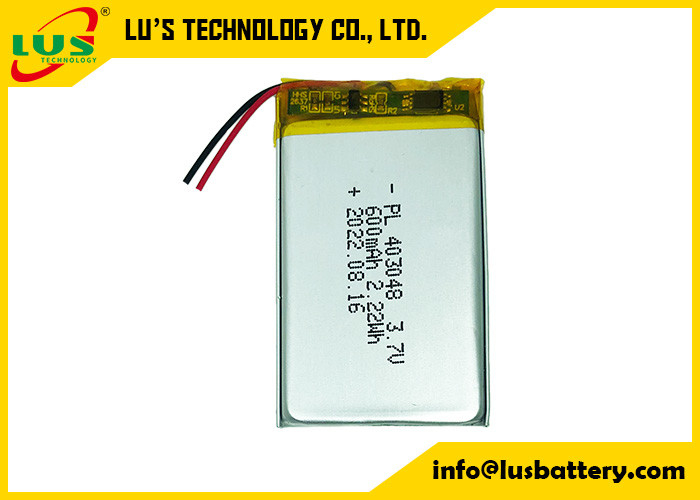 батарея Lipo батареи 600mah 3.7v 303450 для умной лампы LP403048 LP303065 заполнения
