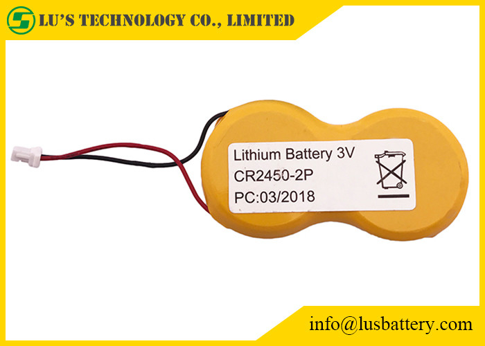 Батарея лития 1200mah IMOS 2P CR2450 3V с 51021 e 35mm для Signage цифров