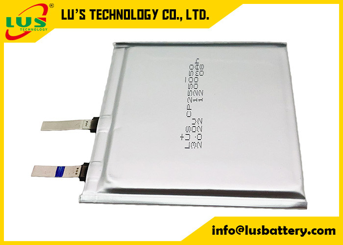 Пакет плоской ультра тонкой батареи CP255050 3.0V 1200mah гибкий мягкий для электронного замка