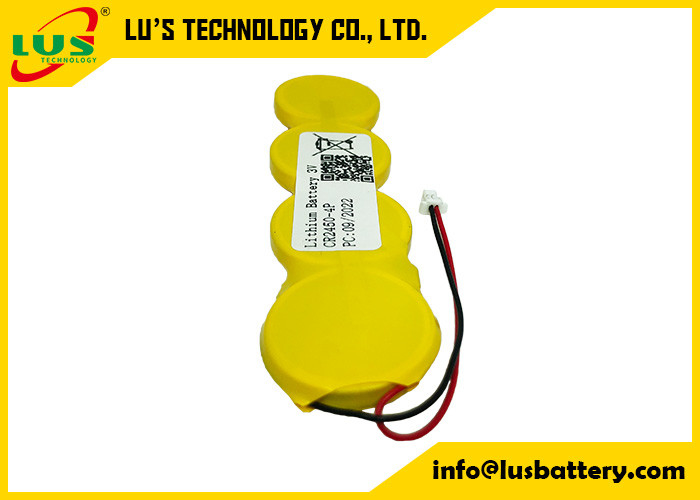 Батареи кнопки лития CR2450 2400mah 3v чеканят пакет клетки для умных бирок