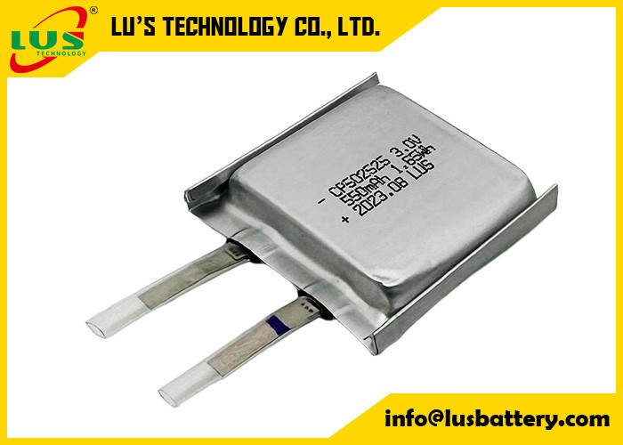 Основная батарея батареи лития CP502525 3v Li-MnO2 батарея батареи лития 550 Mah Не-перезаряжаемые для электронной игрушки