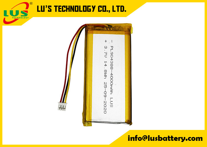 Литий-полимерная батарея 3.7В 4000mAh LP904388 14.8Wh 3.7В 4000mAh Литий-ионная батарея 904388