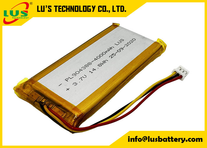 Литий-полимерная батарея 3.7В 4000mAh LP904388 14.8Wh 3.7В 4000mAh Литий-ионная батарея 904388