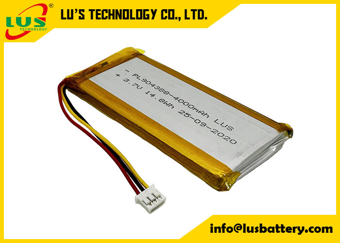 3.7 Вольт 4000mAh перезаряжаемая батарея LP904388 Литий-ионная батарея 4000mAh 3.7V перезаряжаемая литий-полимер-ионная батарея