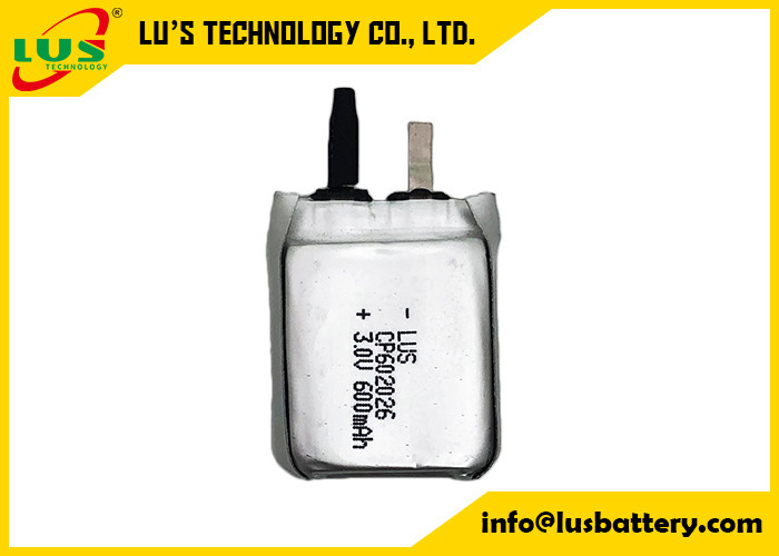 3v 600mah не перезаряжаемая лимно2 батарея сверхтонкая cp602026 батарея LI-MnO2 CP602026 600MAH CP ячейка