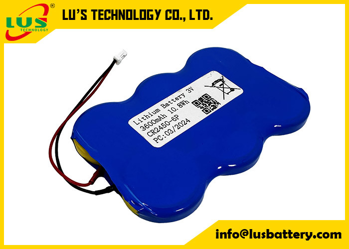 CR2450 в параллельном CR2450-6P настройка 3V литий кнопка батарея 3600mah ционная ячейка