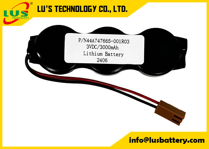 P/N44A747665-001R03 3VDC 3000mah литийная батарея CR2477-3P монетной батареи OEM