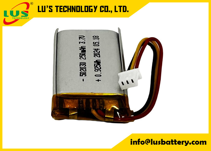 250mAh Литий полимерная батарея LP502030 3.7V Ли полимерная батарея LP502030 3.7V OEM