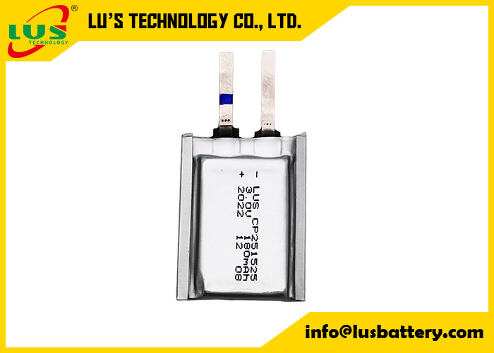 Поставщик аккумуляторов с диоксидом лития и марганца Cp251525 3.0V 150mAh LiMnO2 Ультратонкая ячейка 3V