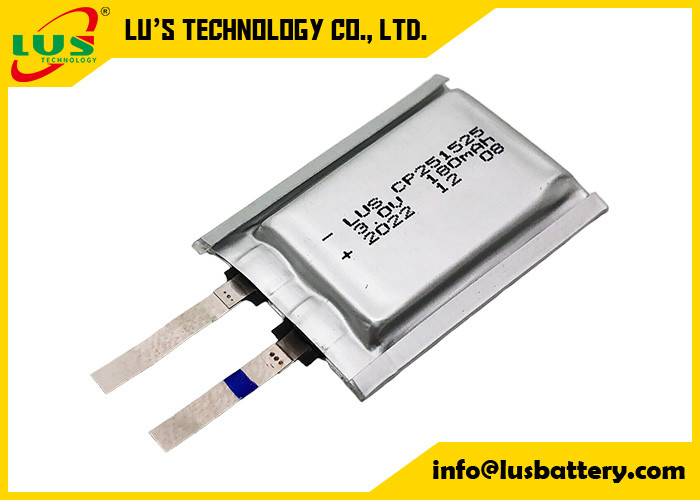 Поставщик аккумуляторов с диоксидом лития и марганца Cp251525 3.0V 150mAh LiMnO2 Ультратонкая ячейка 3V