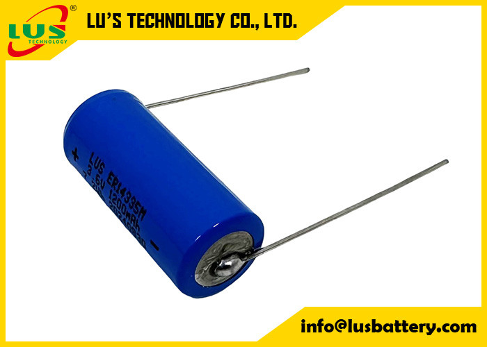 ER14335M 3.6v 2/3AA 1200mAh лизокл2 аккумулятор с аксиальным свинцовым литийным аккумулятором ER14335M