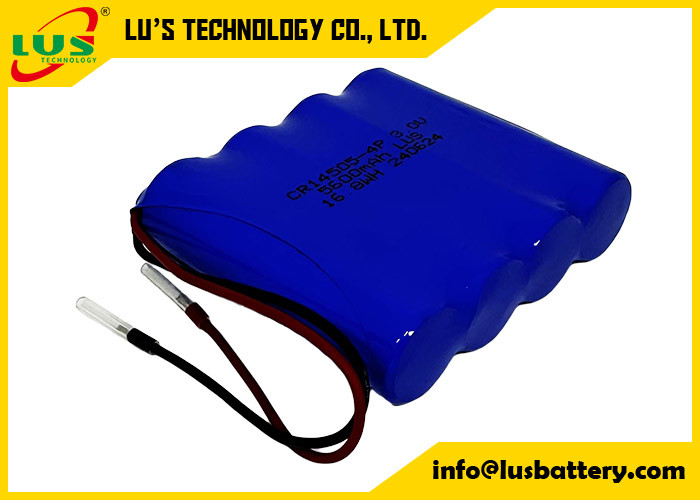 Аккумулятор АА CR14505-4P Литийная батарея CR14505 3,0 вольт 5600mah