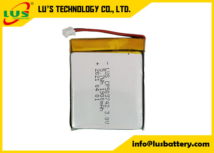 CP503742 3V 1900mAh Специализированная тонкоклеточная литийная батарея 3 вольт Плоская литийная батарея 3V CP503742