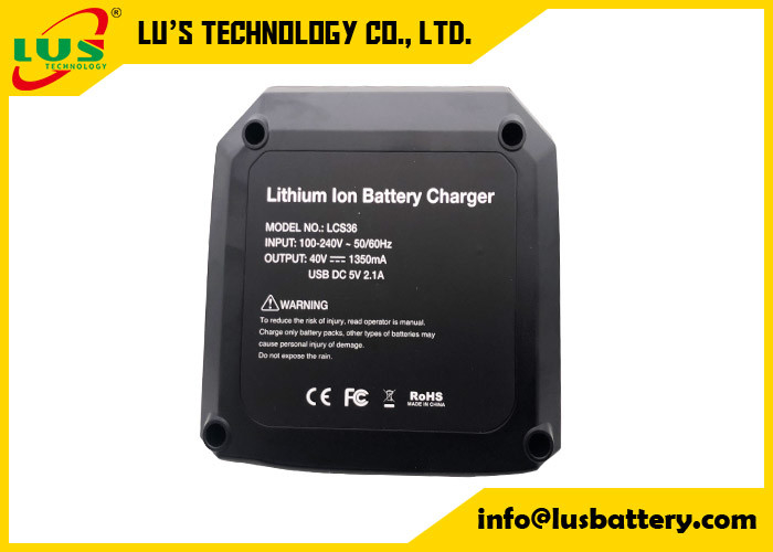 Зарядное устройство BD40V LCS36 40v Max Fast Charger 1.35A Литий-ионное батарейное зарядное устройство 36V 40V Fast Charger