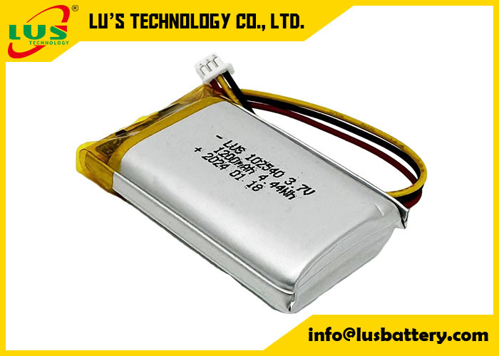 перезаряжаемая литий-полимерная батарея LP102540 3.7V 1200mAh 4.44Wh 3.7 V Lipo Battery OEM