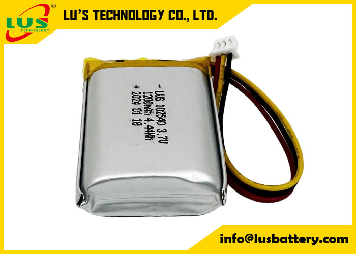перезаряжаемая литий-полимерная батарея LP102540 3.7V 1200mAh 4.44Wh 3.7 V Lipo Battery OEM