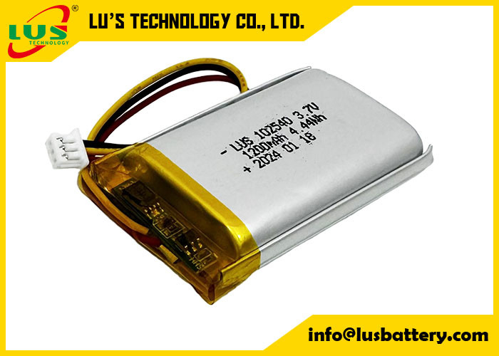 перезаряжаемая литий-полимерная батарея LP102540 3.7V 1200mAh 4.44Wh 3.7 V Lipo Battery OEM